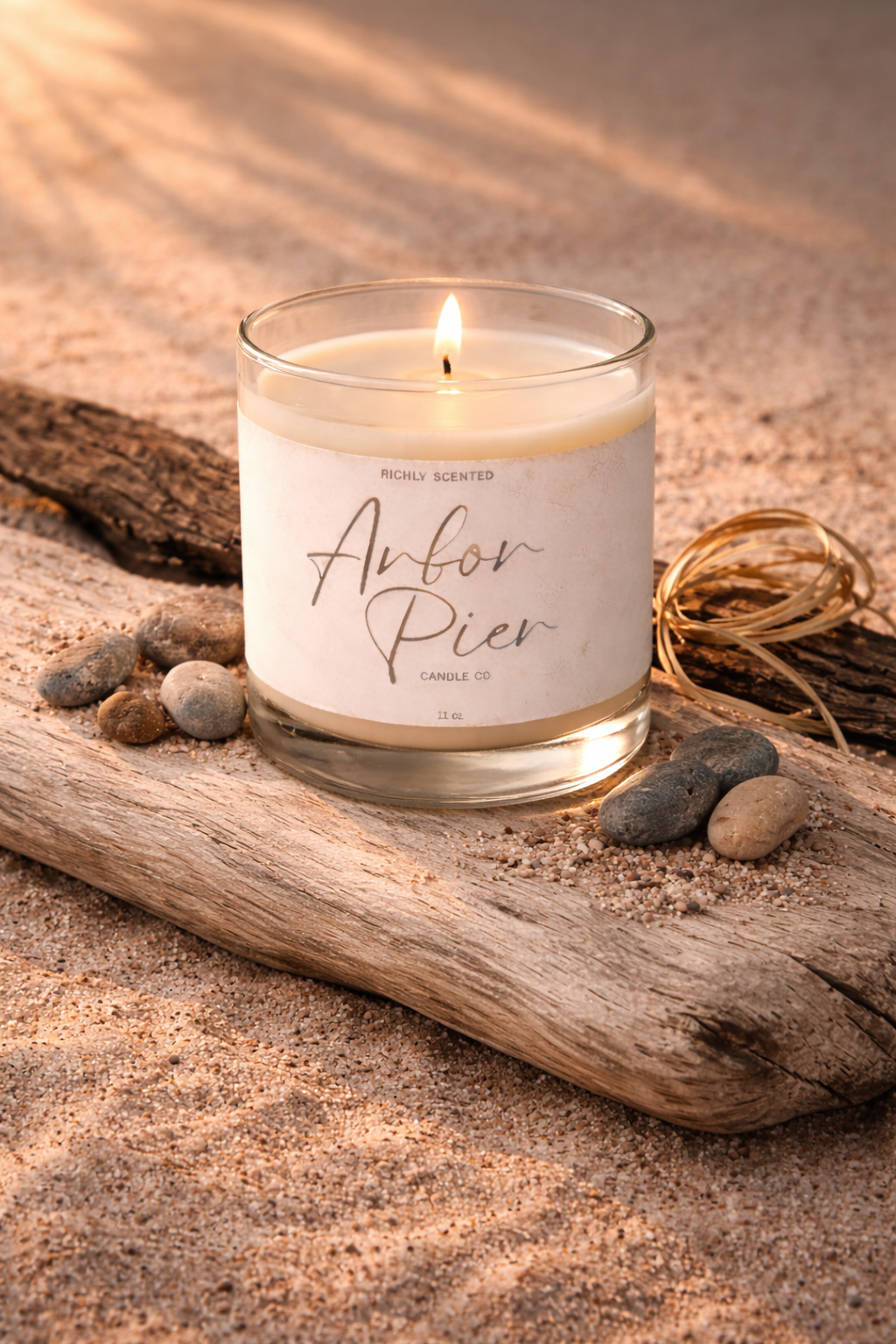 9oz Eco-Luxe Coconut Apricot Glass