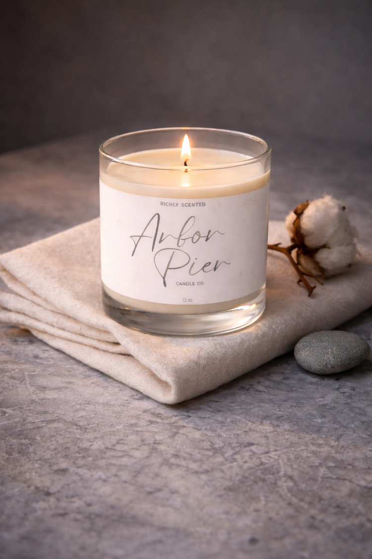 Eco-Luxe Coconut Apricot Amber Glass