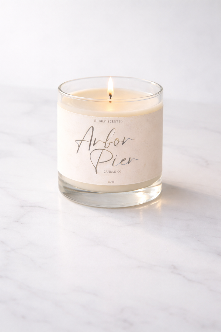 Unscented/Fragrance-Free Candles | Fragrance-Free Clean Burn Pure Light | Arbor Pier