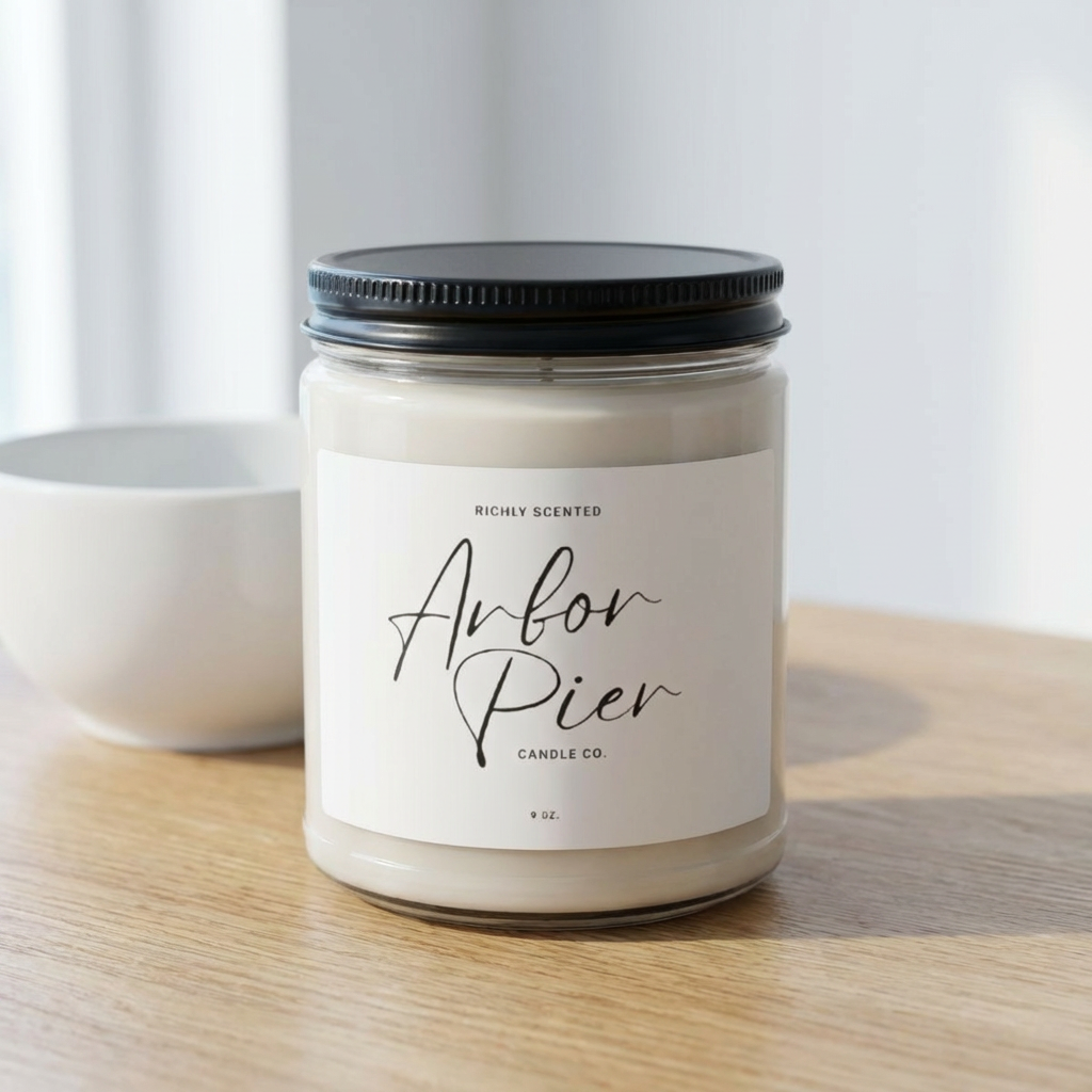Signature Soy Clear Glass Scented Candle, 9oz