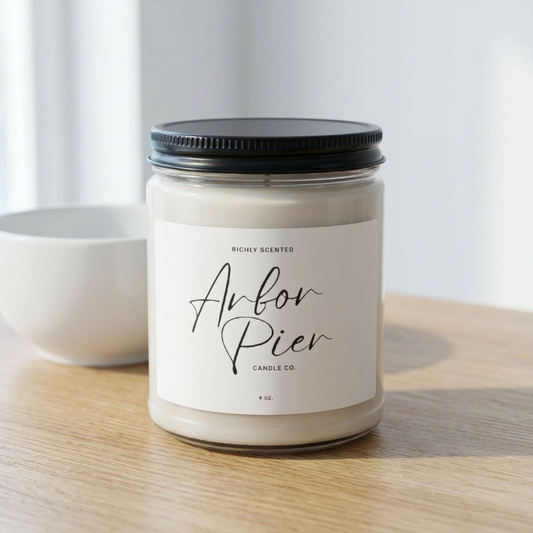 Signature Soy Clear Glass Scented Candle, 9oz